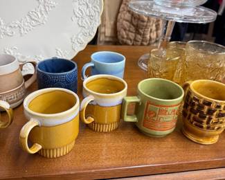 Vintage coffee cups