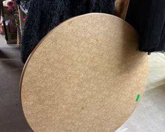 3 round card tables