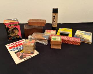 Vintage Games, featuring a Hand-Turned Wooden Chess Set