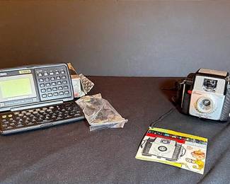 Vintage 1950’s Kodak Brownie Starlet Camera & 1994 Casio Digital Diary