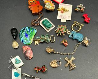 Retro Costume Jewelry, Brooches, Pins & Novelty Accessories