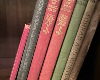Bacon, Milton Poetry & Essays - Classic Literature Lot