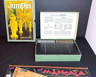 1964 Jumpin Game By Minnesota Mining and Manufacturing, Co & Mancala Game