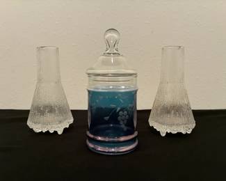 MCM Glassware Ft. Rare Iittala Ultima Thule Carafes