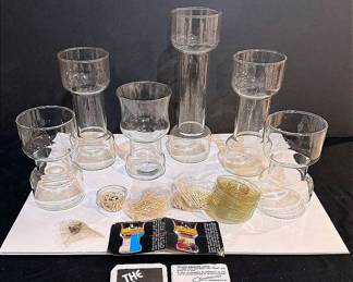 Vintage Corning Un-Candle Set