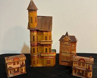 Vintage Reed Straw Bamboo Handmade Trinket Boxes