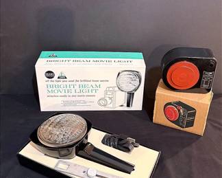 Lloyd 35mm Bulk Film Loader & Sears Bright Beam Movie Light