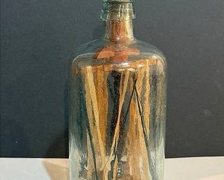 Folk Art Whimsy Bottle