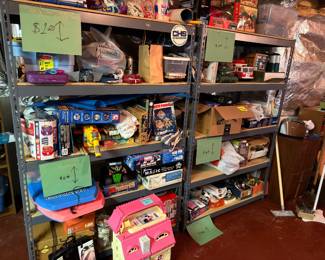 Dollhouse and various kids toys