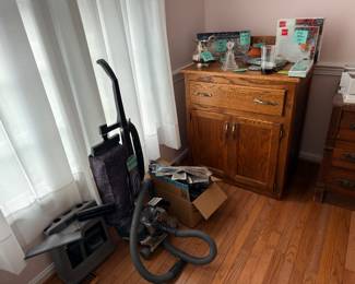 Kirby vacuum and china