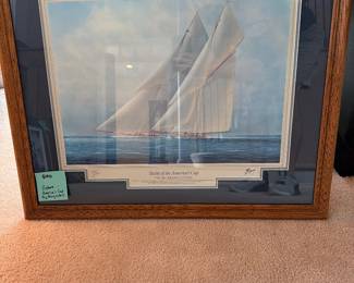 Yachts of the America’s Cup painting