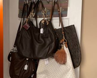 Some of the Coach and Micheal Kors purses