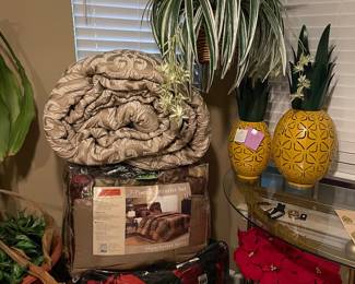 More decor and comforter sets.