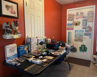 Art work & decor! Selection of electronics!