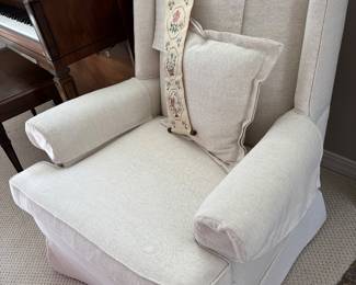Wing Back Chair super clean