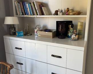 Campaign Furniture Bedroom set, Dresser w/ Shelves