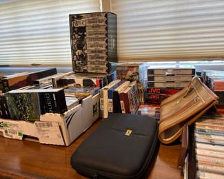 VHS, CD's, DVD's and Taps