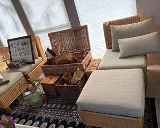 Indoor Patio Wicker Furniture, and Baskets
