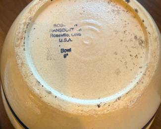 Robinson-Ransbottom - Roseville OH U.S.A. 9" bowl