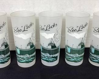 Soo Locks frosted tumblers
