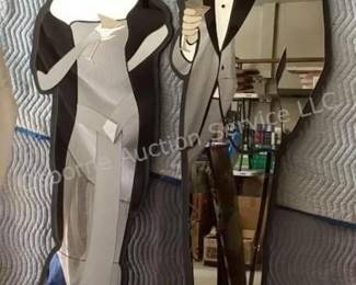 David Marshall sculptured mirror set