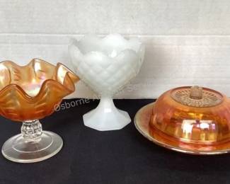 Carnival glass & more