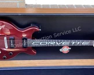 Gibson 50th Anniversary Corvette Guitar & display case