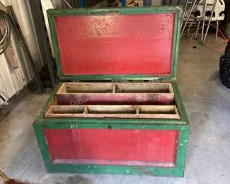 Antique tool chest