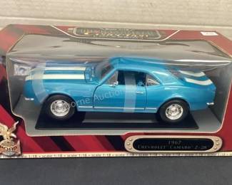 Die cast car collection