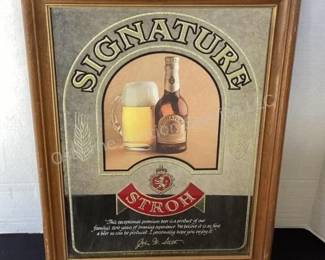 Stroh beer mirror