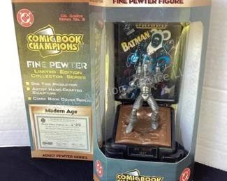 Pewter comic book figurines