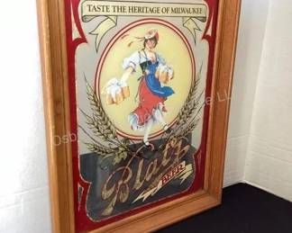 Blatz beer mirror