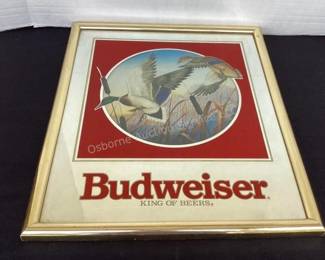 Budweiser beer mirror