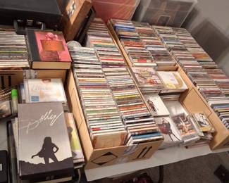 Assorted cd's