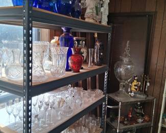 Assorted Crystal & Glass