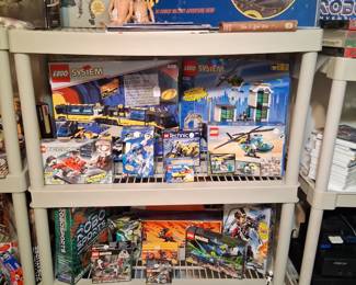 A lot of new lego boxes