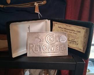 Tiffany Sterling Silver Colt Belt Buckle #442 of a 1000