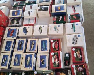 Old World Christmas, Hallmark Cars & Trucks, John Deere, Wizard Of Oz, John Wayne, Superman  & others
