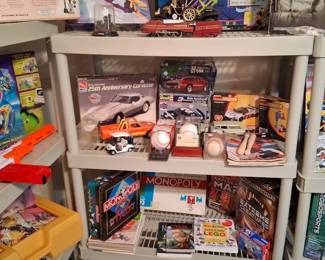 GI Joe, autographed baseballs, nolan ryan & others, models, bags of loose legos