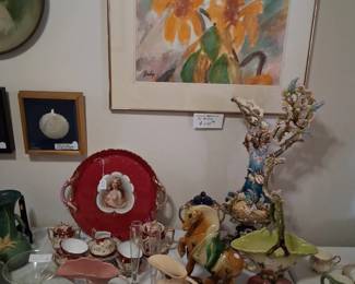 Hull, 1800 to 1840 Qing Dynasty plate, & other pieces
