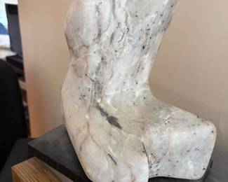 The most amazing alabaster bust. 