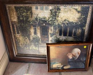 "Daily Bread" Print."Romantic Cottage-IV" by Artist Terry Katherine Lawrence