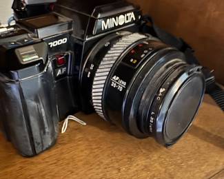 Minolta 7000 with AF Lens 35-70