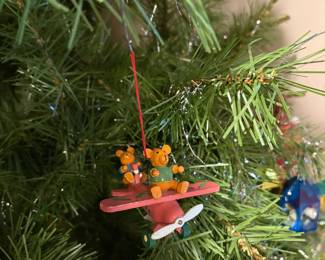 We have a Christmas tree full of vintage ornaments