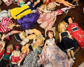 Story Book Dolls - some are missing parts
