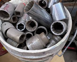 Various size sockets these are snap on, Blackhawk