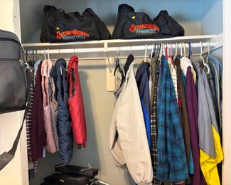 Ladies vests and Mens Coats
