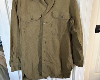 Army uniform pants and hats