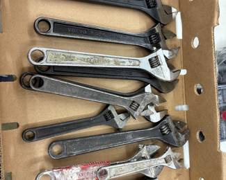 Misc crescent, diamond adjustable wrenches