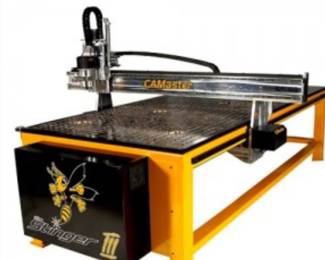 4 x 8 CNC router 4 hp power spindle, vacuum table and dust collector.